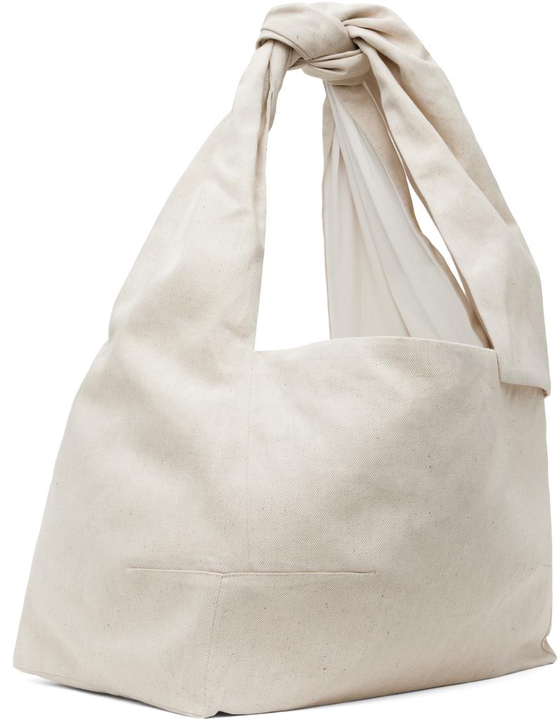 Omar Afridi Off-White Knotted Lidia Tote