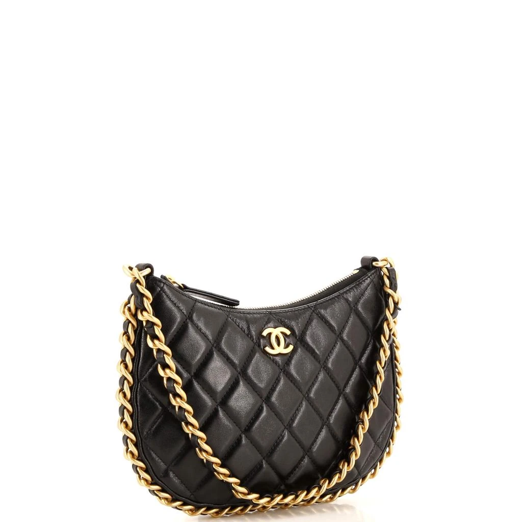 Chanel CC Chain Around Hobo Quilted Lambskin 2