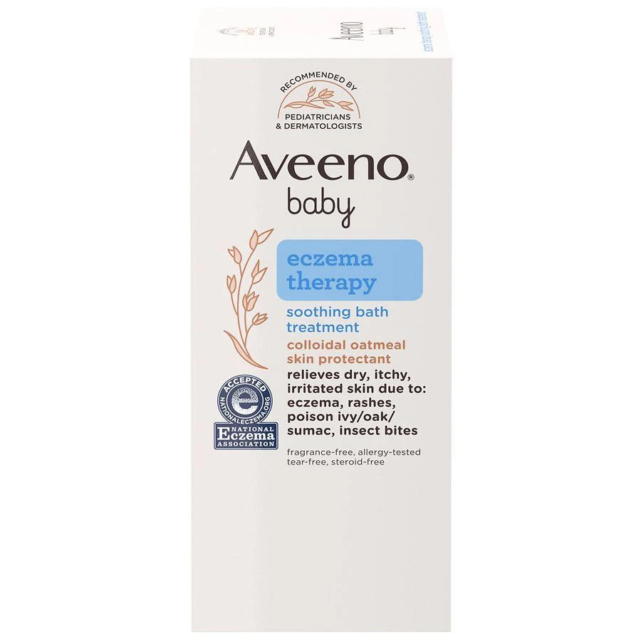 Aveeno Baby Eczema Therapy Soothing Bath Treatment, Oatmeal Fragrance-Free, Single Use Packets 6