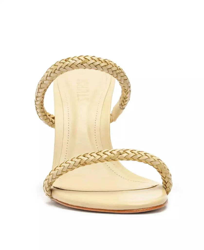 Schutz Women's Taliah Woven Slip-On Dress Sandals 9