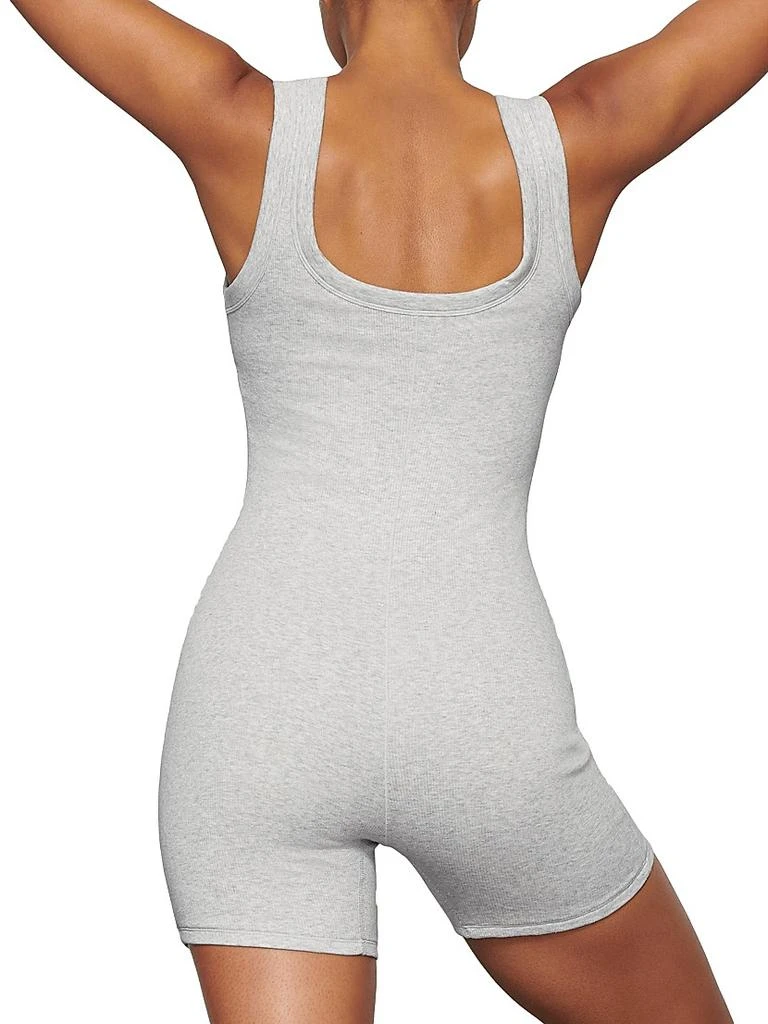 SKIMS Cotton Rib Onesie Bodysuit 5