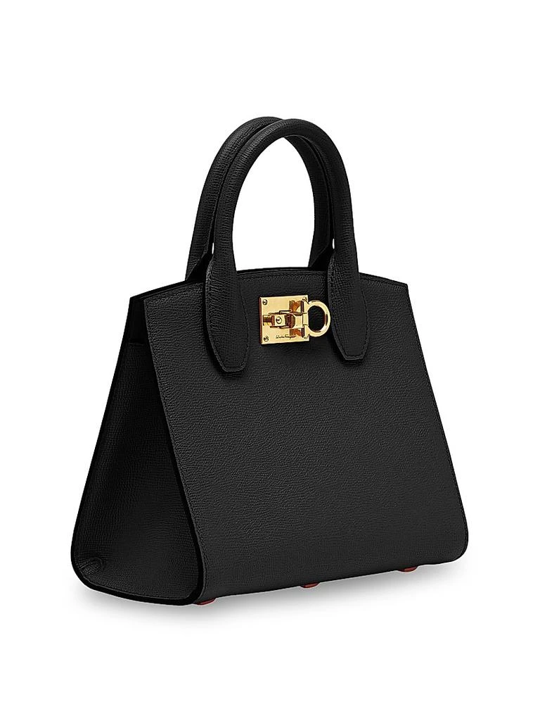 Salvatore Ferragamo Studio Box Mini Leather Top-Handle Bag 4