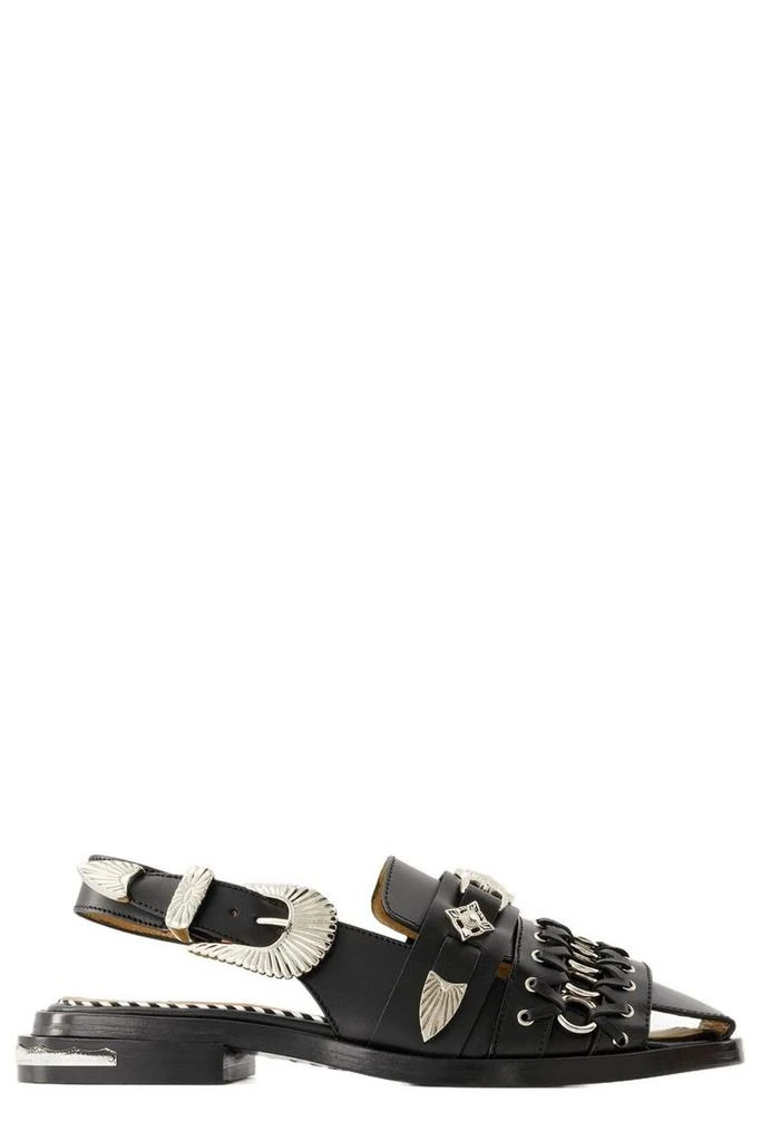 Toga Pulla Toga Pulla Buckled Slingback Sandals 1
