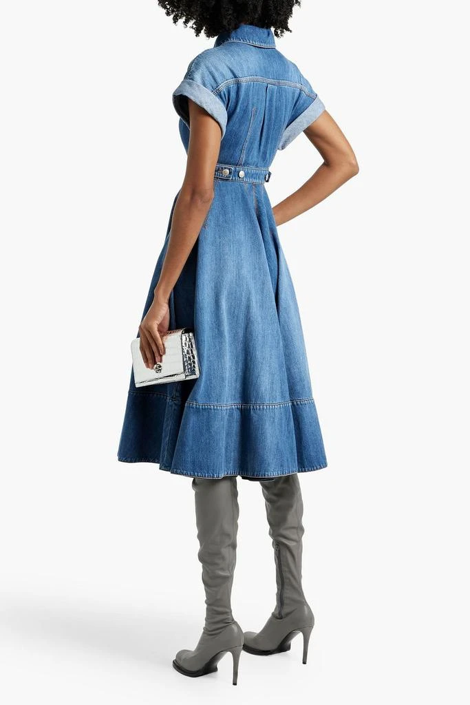 Alexander McQueen Denim midi shirt dress 3