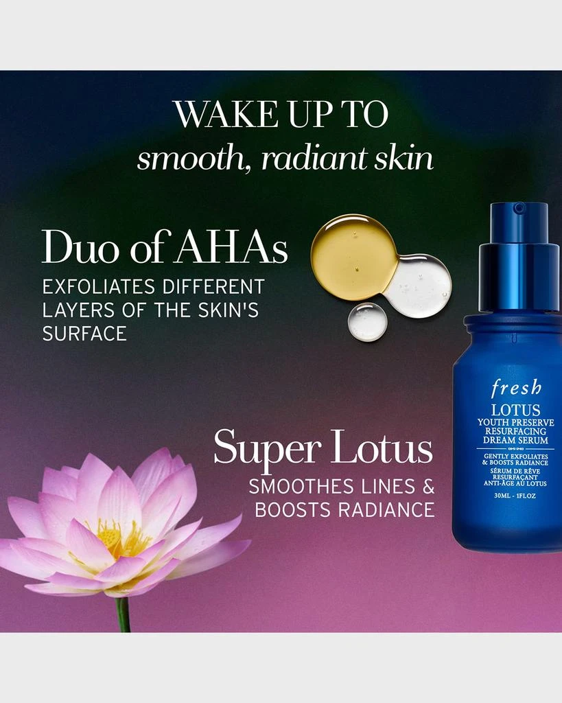 Fresh Lotus AHA Resurfacing Gentle Serum, 1 oz. 3