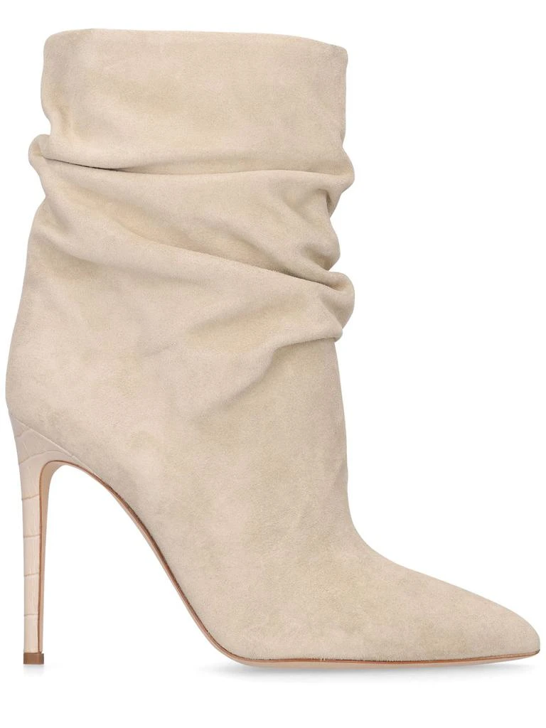 Paris Texas 105mm Slouchy Suede Ankle Boots 1