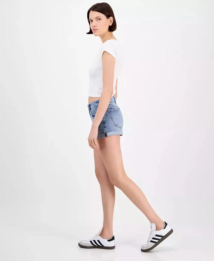 Celebrity Pink Juniors' Mid-Rise Cuffed Shorts 2