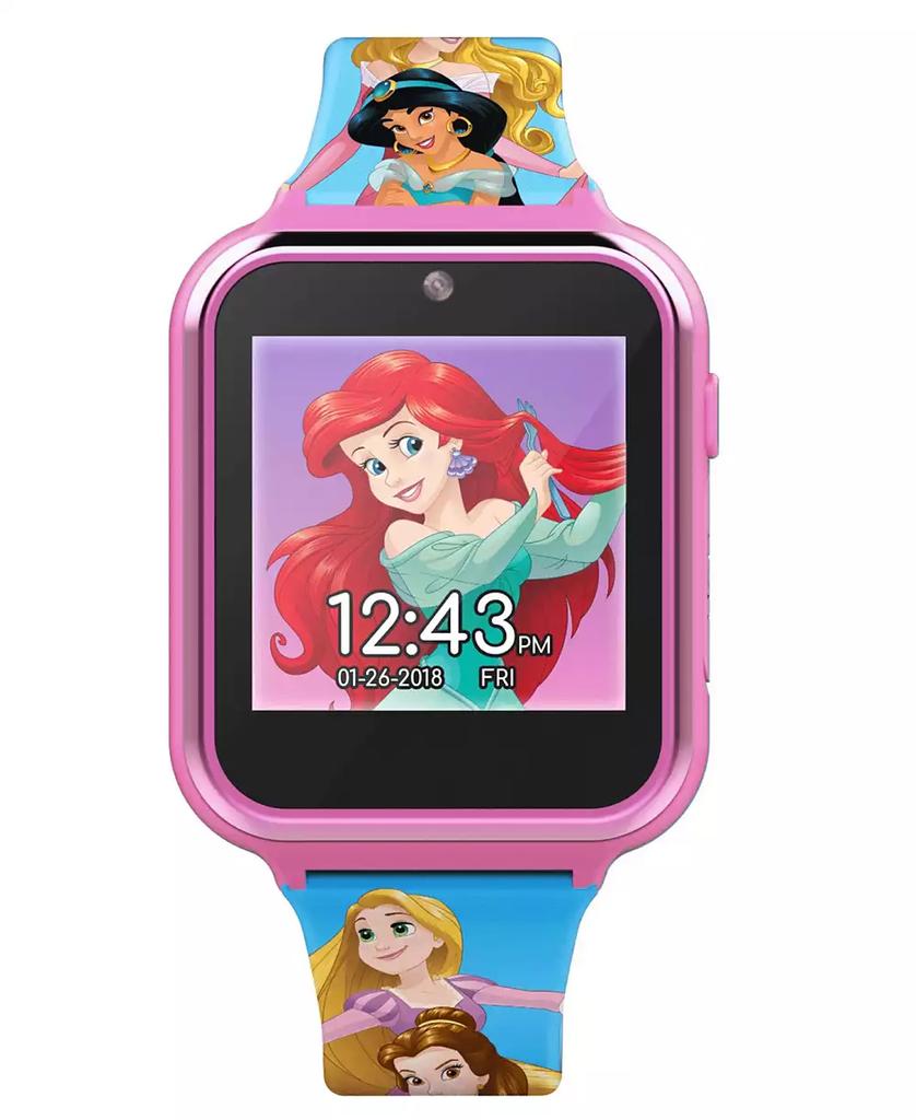 Accutime Disney Princess Kid's Touch Screen Pink Silicone Strap Smart Watch, 46mm x 41mm