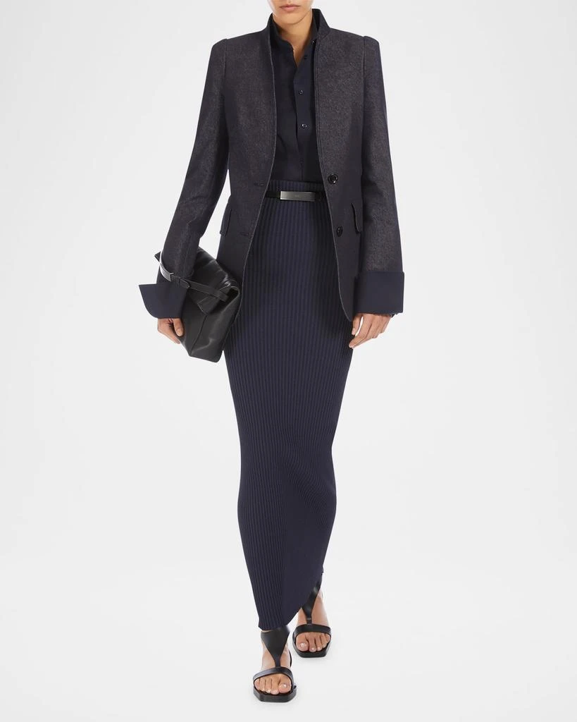 Max Mara Denim Single-Breasted Jacket 2