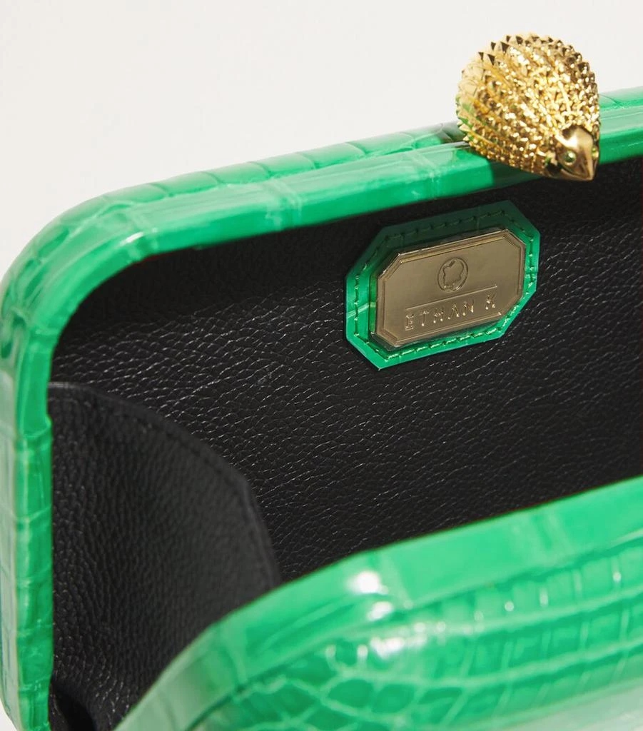 Ethan K Crocodile Leather Clutch Bag 4