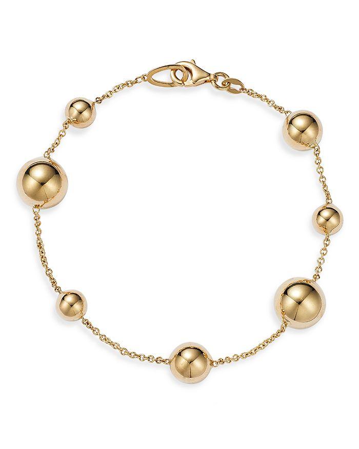 Alberto Amati 14K Yellow Gold Multi Bead Chain Bracelet - Exclusive