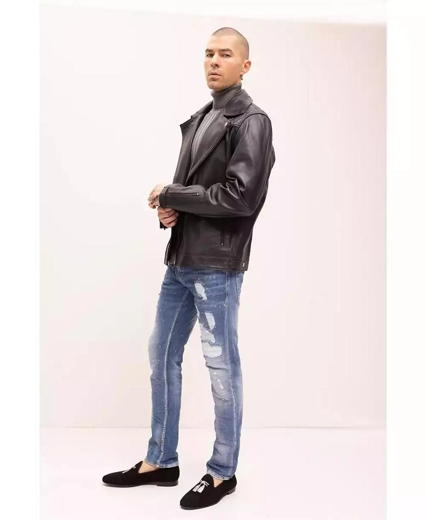 RON TOMSON Men's Modern Sanded Denim Jeans 3
