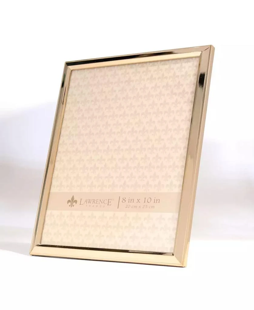 Lawrence Frames Gold Metal Picture Frame - Classic Bevel - 8" x 10" 2