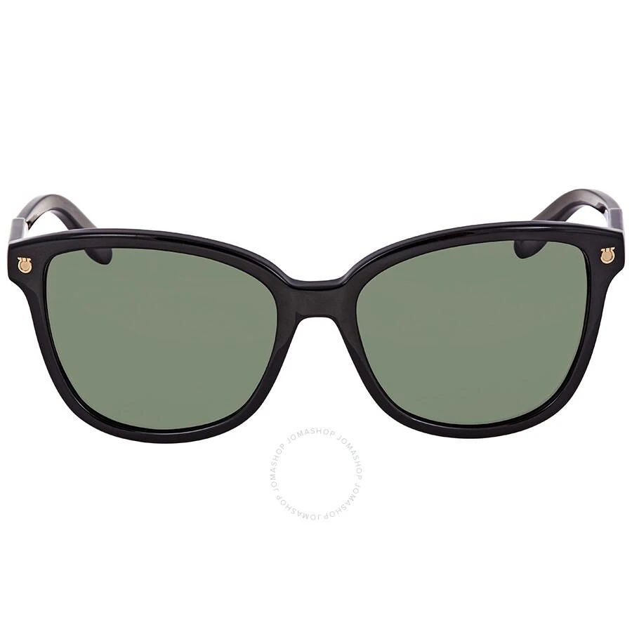 Salvatore Ferragamo Green Square Unisex Sunglasses SF815S 001 56 1