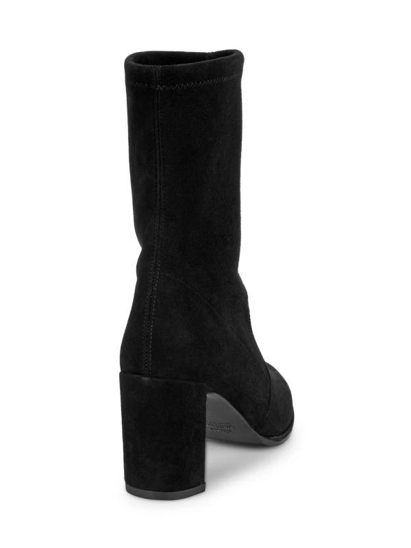 Stuart Weitzman Prancer Suede Sock Booties 3
