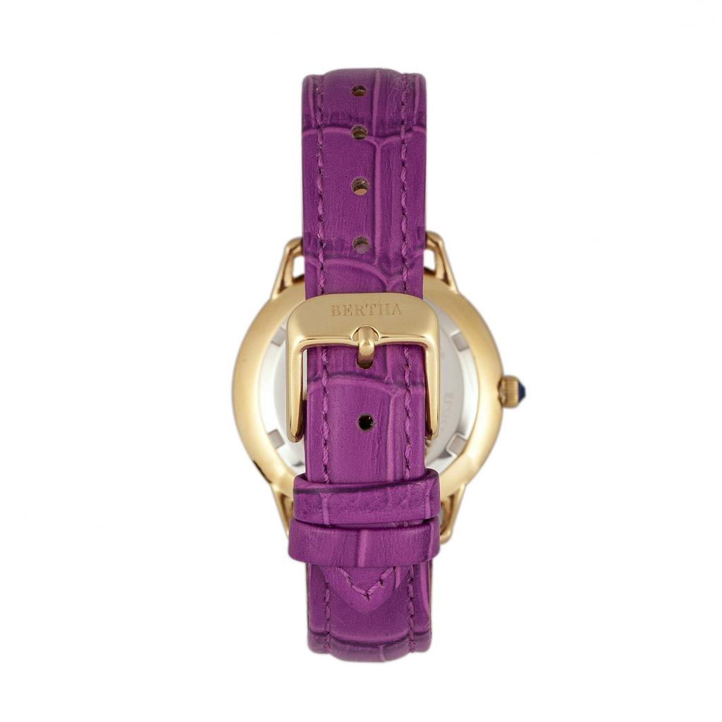 BERTHA Abby Swiss Leather-Band Watch