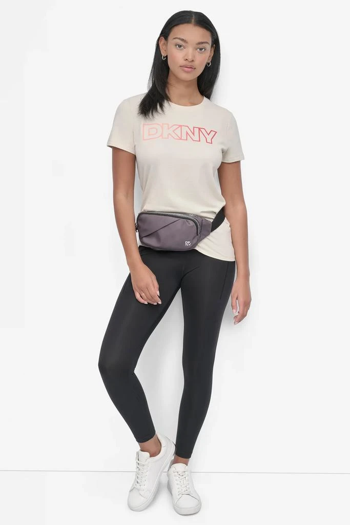DKNY OMBRE OUTLINE LOGO CREW NECK TEE 7