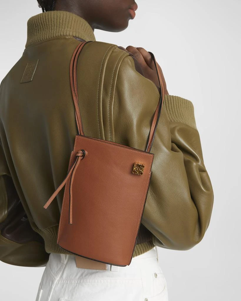 Loewe Dice Pocket in Leather with Strap 4