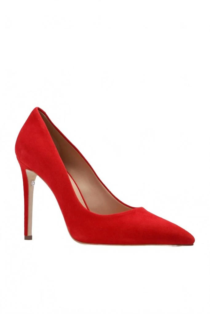 Salvatore Ferragamo Women
s Suede Stiletto Pumps In Red 1