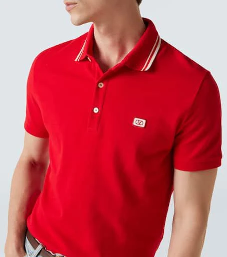 Valentino VLogo cotton piqué polo shirt 5
