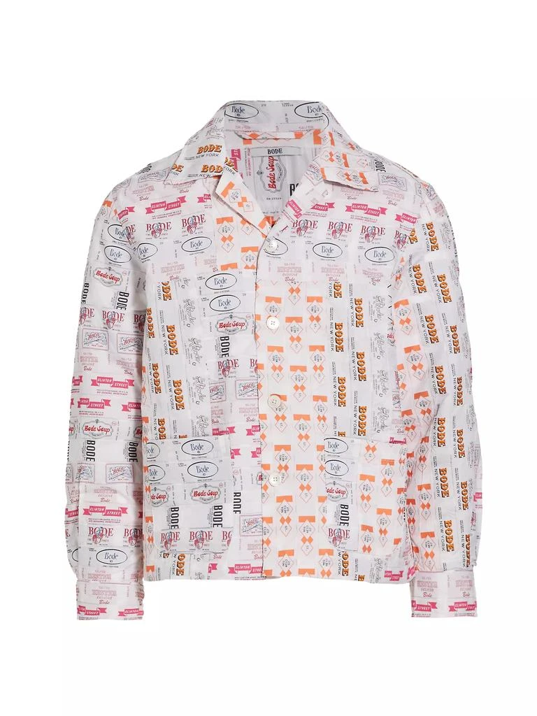 BODE Clinton Street Label Overshirt 1