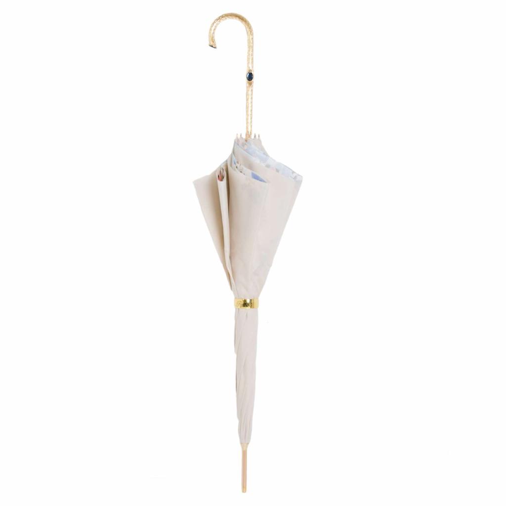 PASOTTI Pasotti - Luxury Ivory Umbrella Flowered