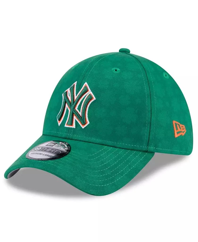 New Era Men's Kelly Green New York Yankees St. Patrick's Day 39THIRTY Flex Hat 1