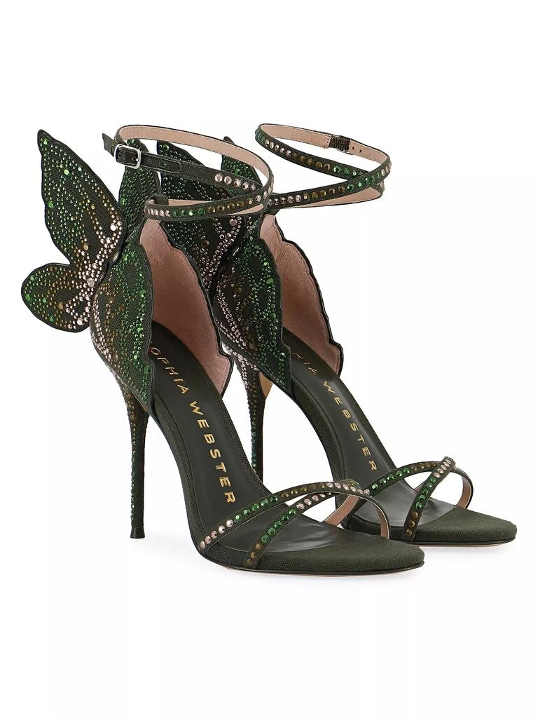 Sophia Webster Chiara 100MM Embellished Butterfly Sandals 2