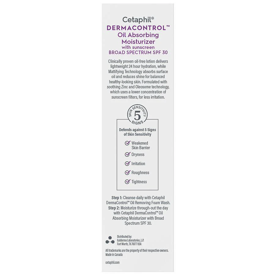 Cetaphil Derma Control Oil Absorbing Moisturizer, SPF 30 4