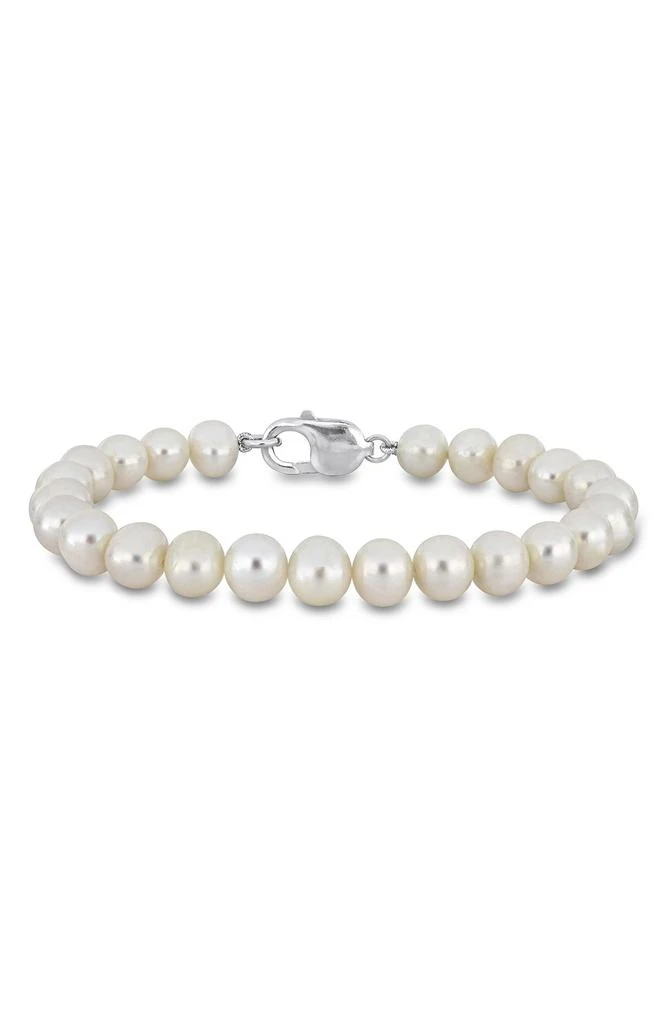 DELMAR Men's Cultured Freshwater Pearl Bracelet 1