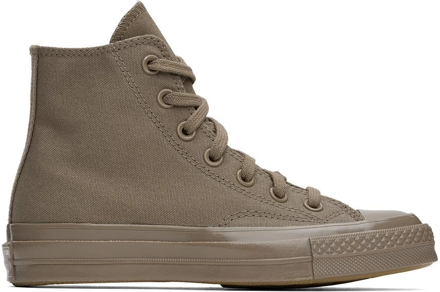 Converse Taupe Chuck 70 Monochrome Sneakers 1