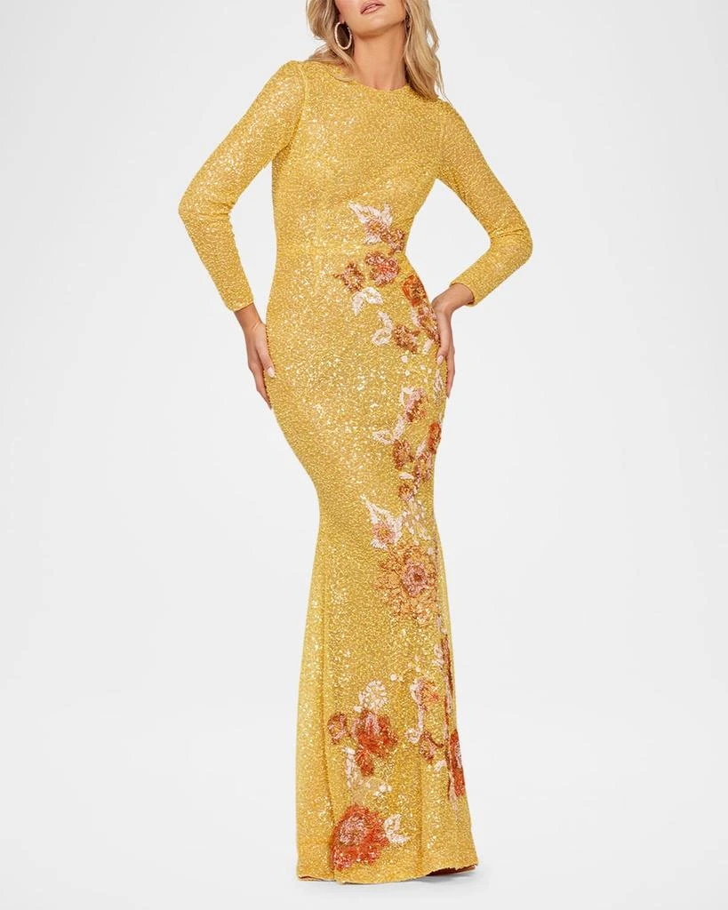 Shop Shalom Sequin Floral Applique Column Gown on Sale at BeyondStyle  Get  40% Off Shalom Sequin Floral Applique Column Gown with Limited-Time Flash  Deals, Exclusive Discounts, and Special Offers. Enjoy Unbeatable