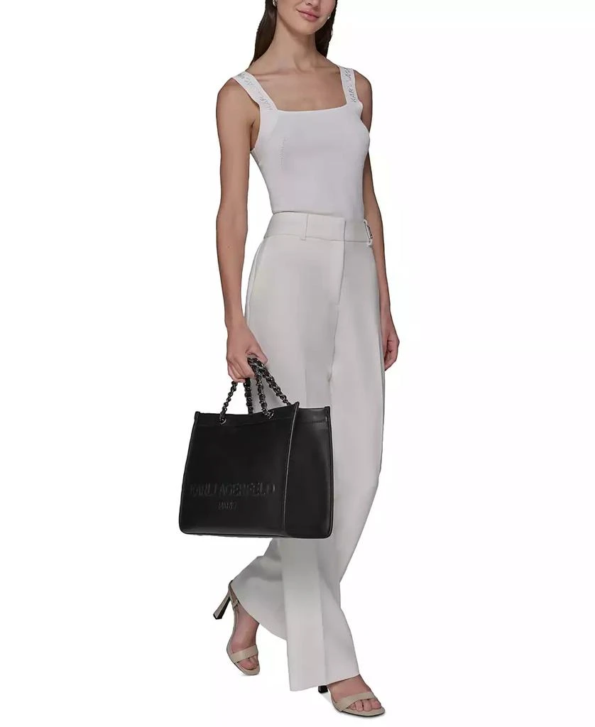 Karl Lagerfeld Paris Savoie Large Leather Tote 3