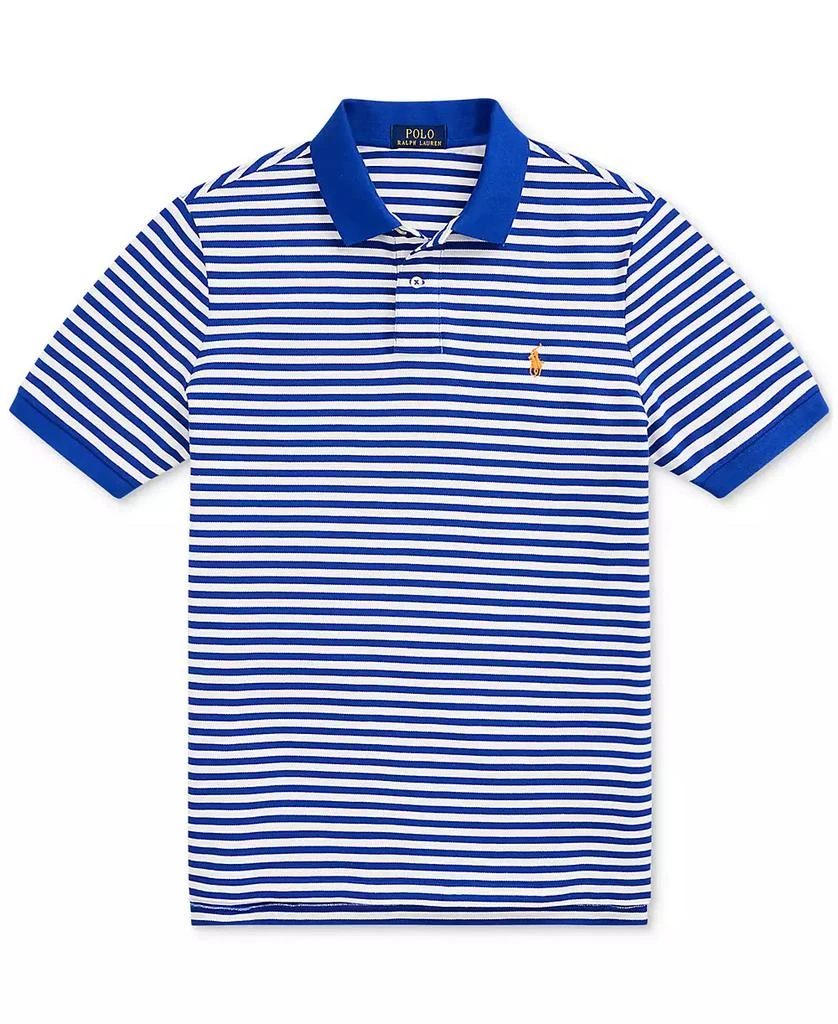 Ralph Lauren Men's Classic-Fit Striped Mesh Polo Shirt 5