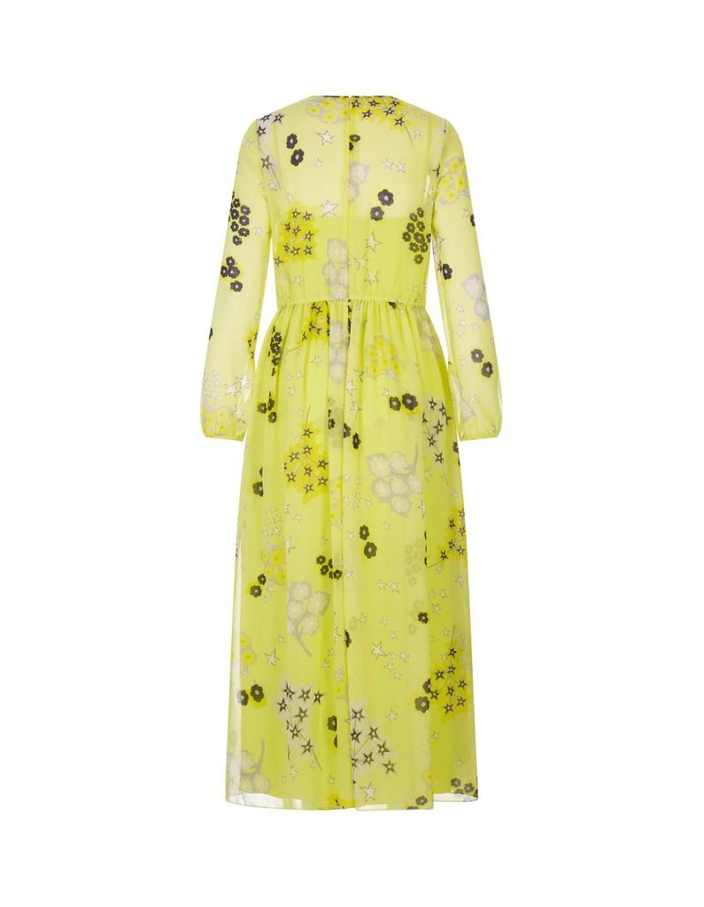 RED Valentino REDValentino Floral Print Tied-Waist Dress 2