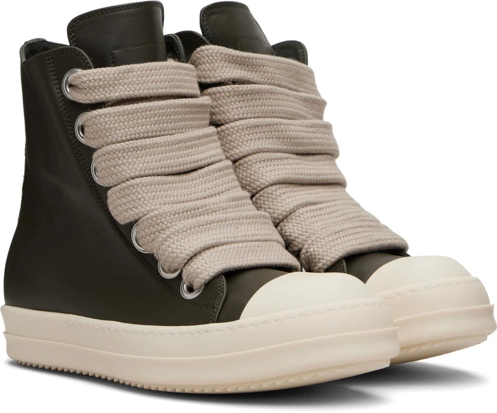 Rick Owens Khaki Concordians Jumbolace Sneakers 4