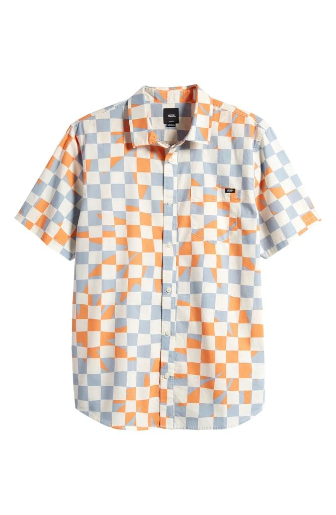 Vans Watson Checkerboard Short Sleeve Button-Up Shirt 6