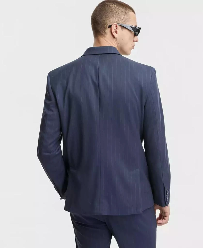 Mode of One Men
s Slim-Fit Double-Breasted Pinstripe Blazer, Macy
s Exclusive 4