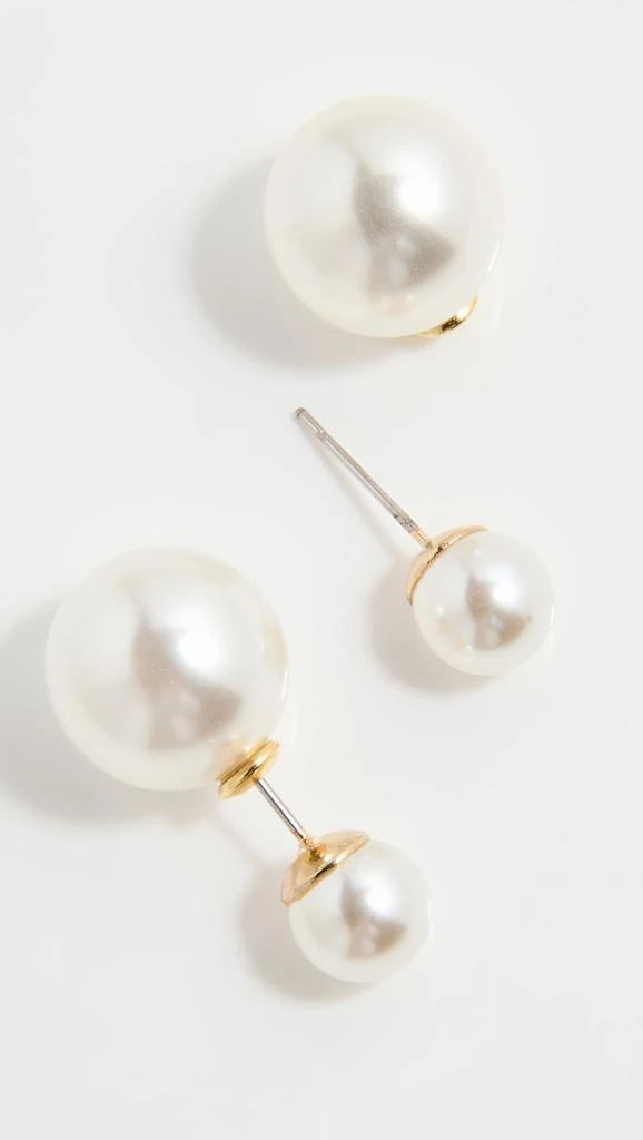 Shashi Double Ball Pearl Earrings 3