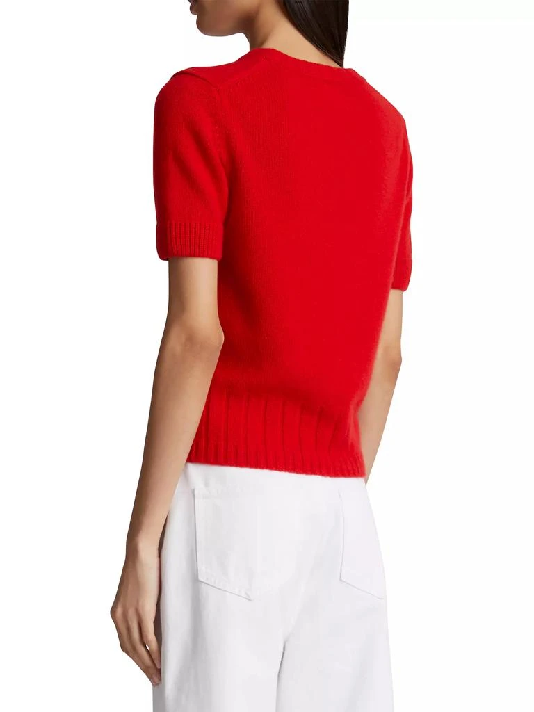 Khaite Luphia Short-Sleeve Sweater 5