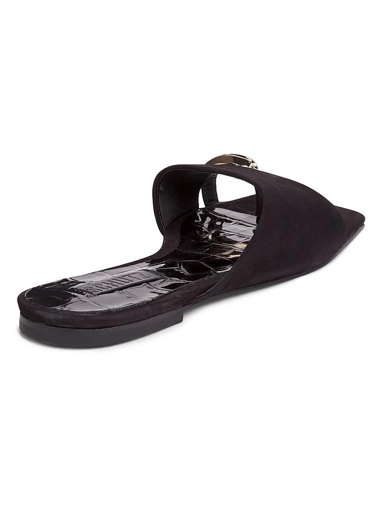 Schutz Jodie Nubuck Leather Flats 3