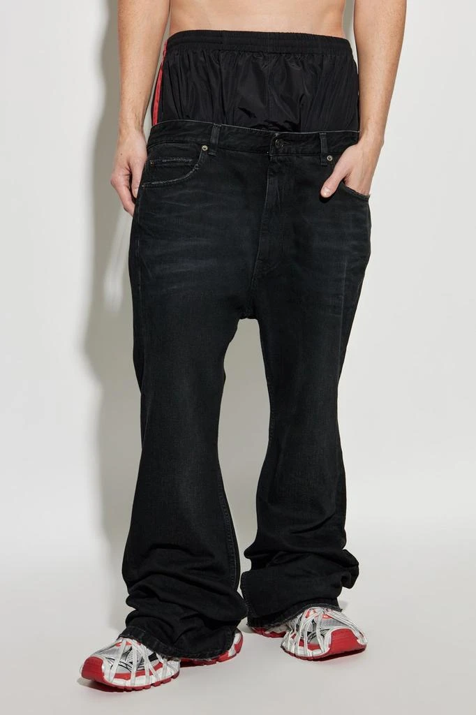 Balenciaga Balenciaga Layered Flared Jeans 2
