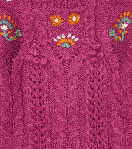 Louise Misha Rejana embroidered sweater dress 3