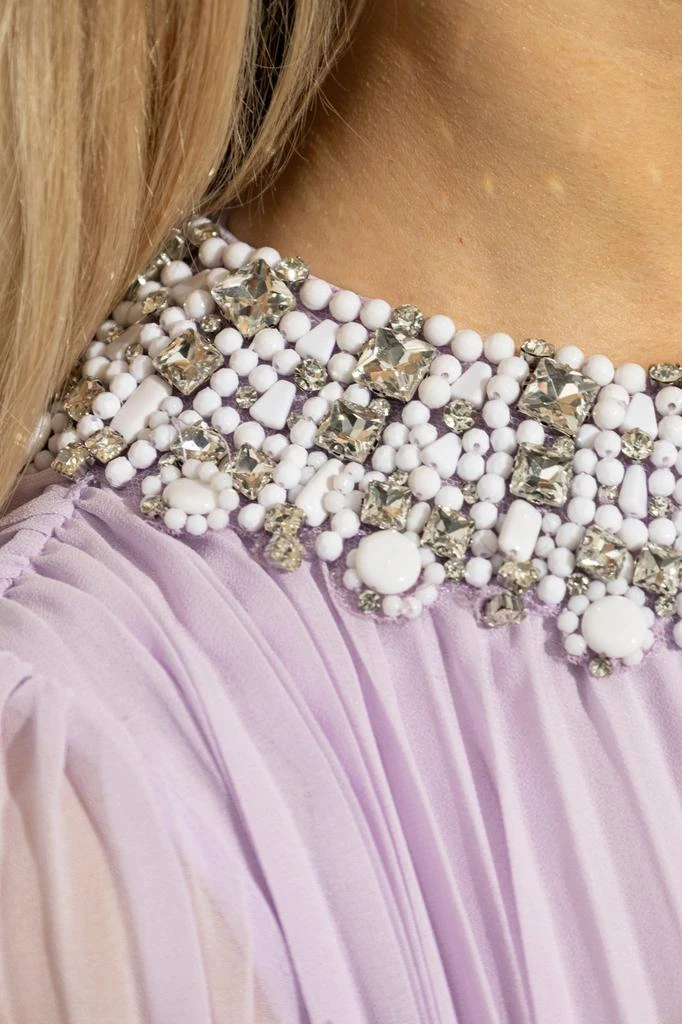 Self Portrait Self-Portrait Feather-Frim Chiffon Dress 4