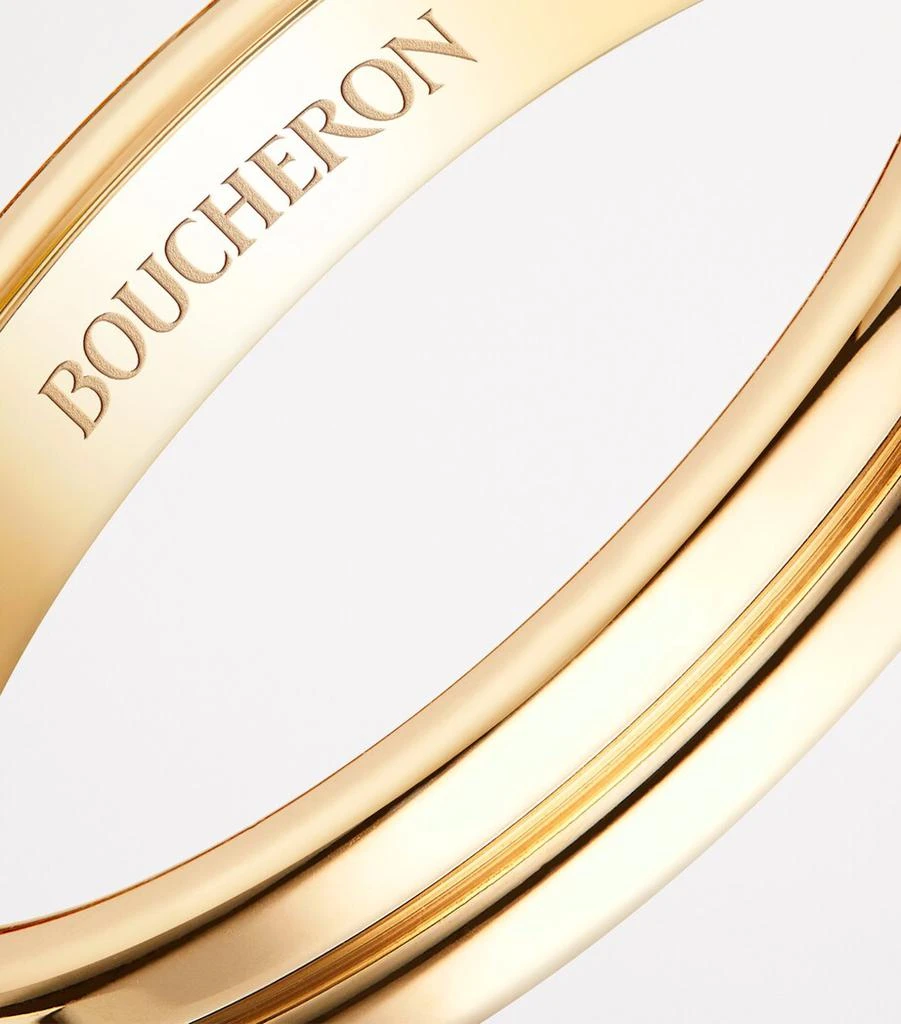Boucheron Yellow Gold Quatre Godron Ring 4
