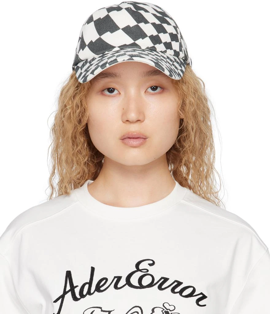 ADER error Blue & White Check Cap 1