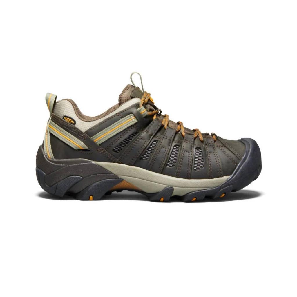 Keen Men's Voyager Sneaker In Black Olive/inca Gold