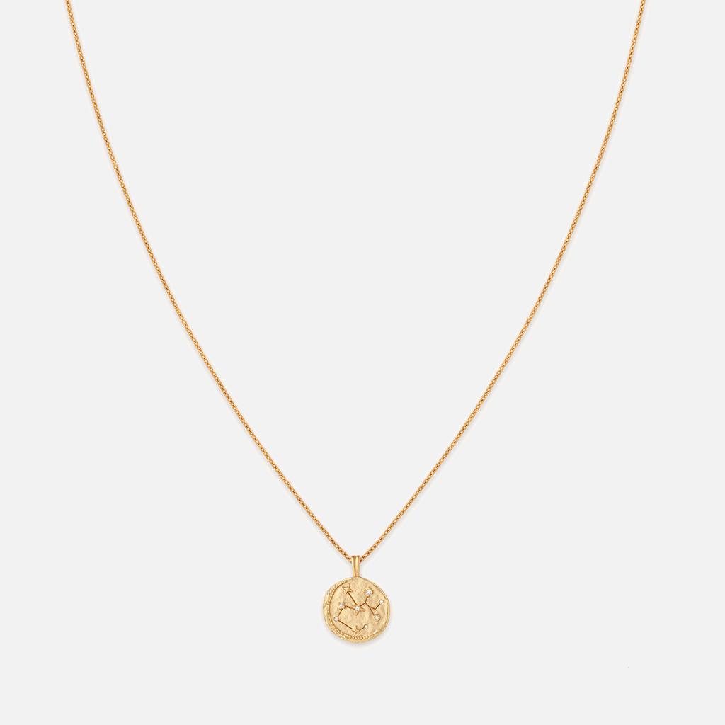 ASTRID & MIYU Astrid & Miyu Sagittarius Zodiac 18-Karat Gold-Plated Necklace