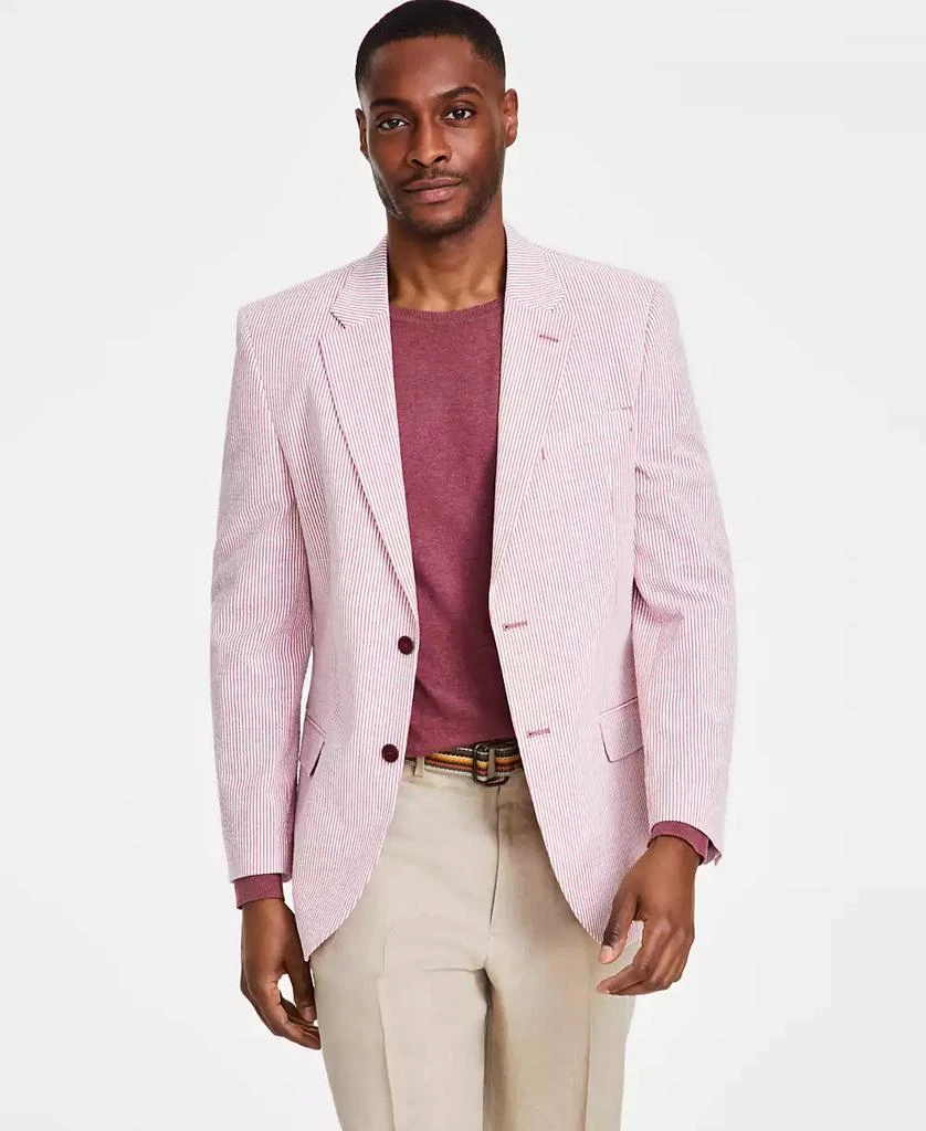 Nautica Men's Modern-Fit Seersucker Sport Coats 1