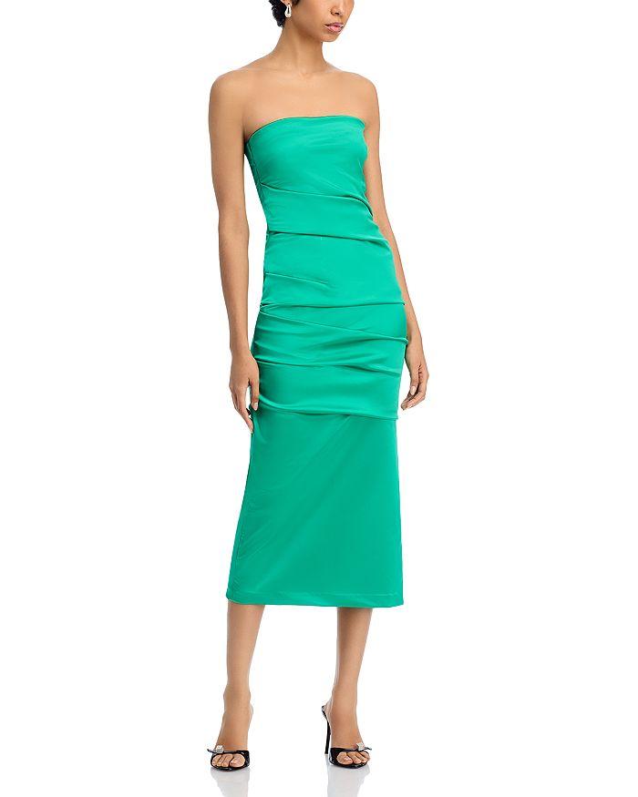 Chiara Boni Keiky Satin Midi Dress